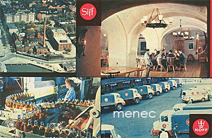 Helsinki, Sinebrychoff, Siff- ja Koff-mainoskortti 