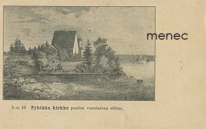 Pyhtää, kirkko puolen vuosisataa sitten 