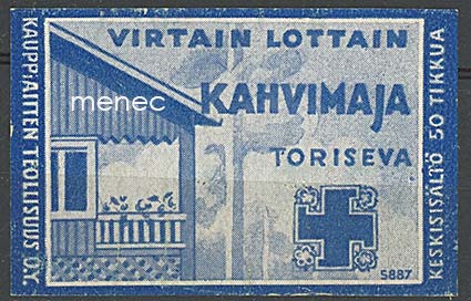Tulitikkuetiketti, Virtain lottain kahvimaja, Toriseva 