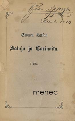 Salmelainen, Eero - Suomen kansan satuja ja tarinoita. I 