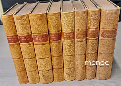 Goethe, Johann  Wolfgang von - Teoksia. I–VIII 
