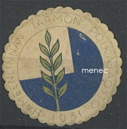 Rintamerkki, Hämeenlinnan Tarmon poikajaosto 1931 