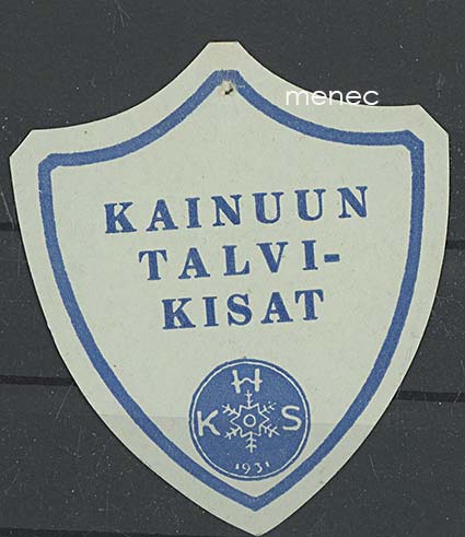 Rintamerkki, Kainuun talvikisat 1931, Kainuun Hiihtoseura 