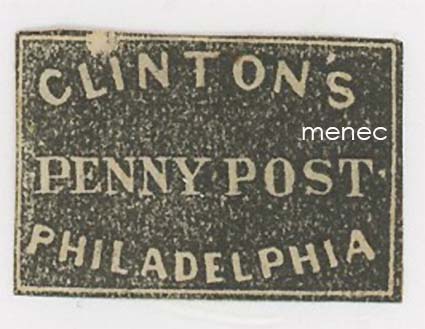 USA local, Clinton's Penny Post, Philadelphia 