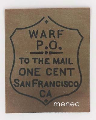 USA local, Warf P. O., San Francisco 