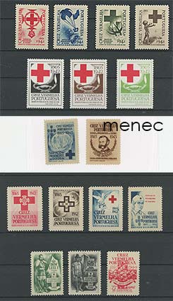 Portugali, Punainen Risti 1941-1947, 16 kpl 