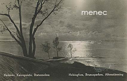 Helsinki, Kaivopuisto, iltatunnelma 