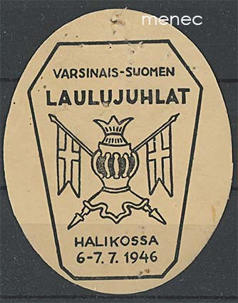 Rintamerkki, Varsinais-Suomen Laulujuhlat Halikossa 1946 