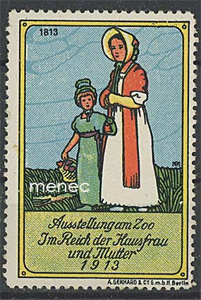 Saksa, Kotirouvan ja äidin maailma -näyttely 1913, vinjetti 