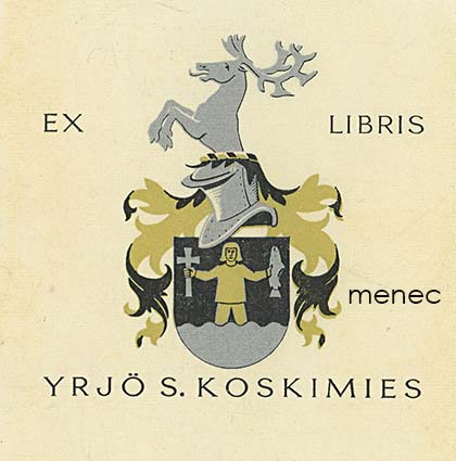 Yrjö S. Koskimies, exlibris 