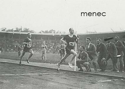 Paavo Nurmi ja Edwin Wide 1926 