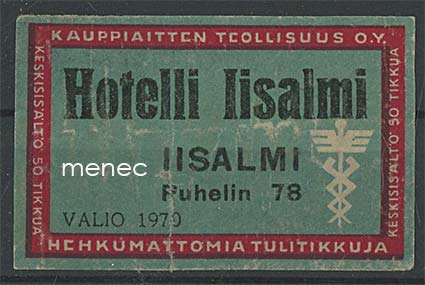 Kauppiasetiketti, Hotelli Iisalmi 