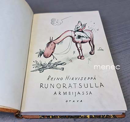 Hirviseppä, Reino - Runoratsulla armeijassa 