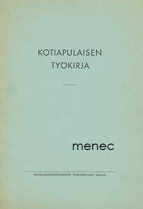Kotiapulaisen työkirja 