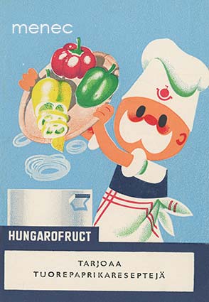 Hungarofruct tarjoaa tuorepaprikareseptejä 
