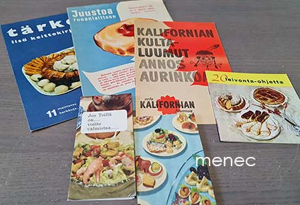 Ruokaesitteitä, 6 kpl 