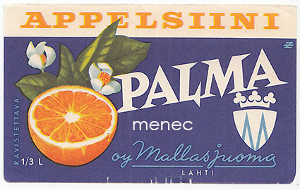 Appelsiini Palma, M-logolla 