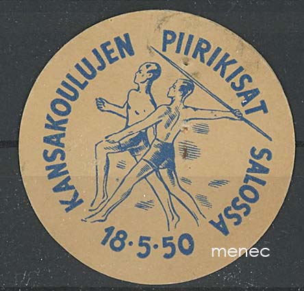 Rintamerkki, Kansakoulujen piirikisat Salossa 1950 