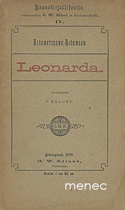 Björnson,  	
Björnstjerne - Leonarda 