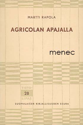 Rapola, Martti - Agricolan apajalla 