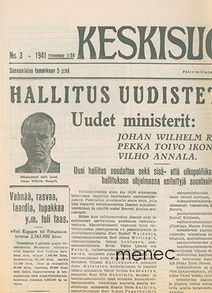 Keskisuomalainen 1941/3 (5.1.) 