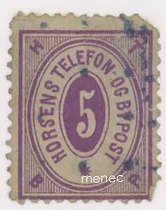 Tanska, Horsens Telefon og bypost, 5ö 