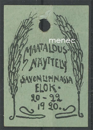 Rintamerkki, Maatalousnäyttely Savonlinnassa 1920 
