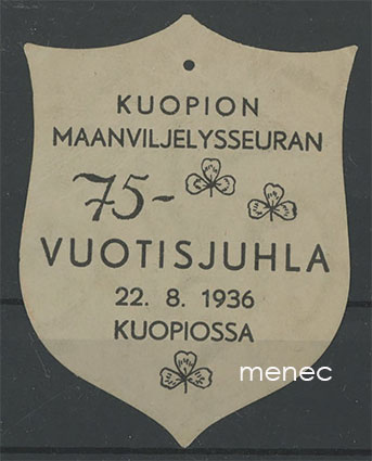 Rintamerkki, Kuopion Maanviljelysseuran 75-vuotisjuhla 1936 