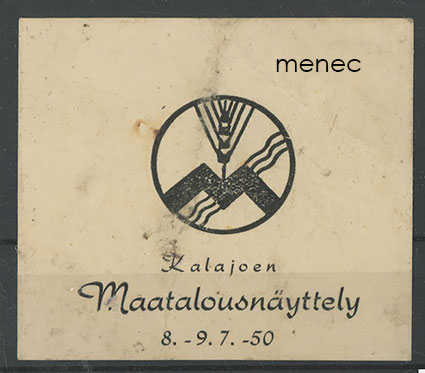 Rintamerkki, Kalajoen maatalousnäyttely 1950 