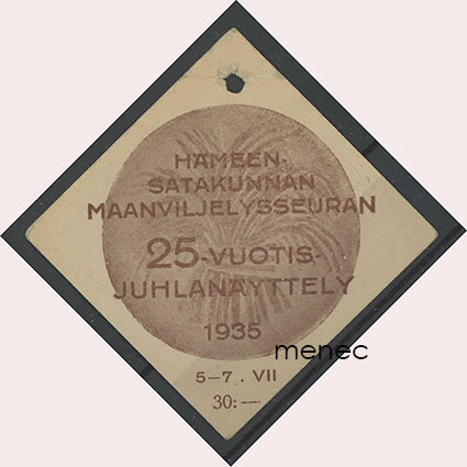 Rintamerkki, Hämeen-Satakunnan Maanviljelysseuran 25-vuotisjuhlanäyttely 1935 