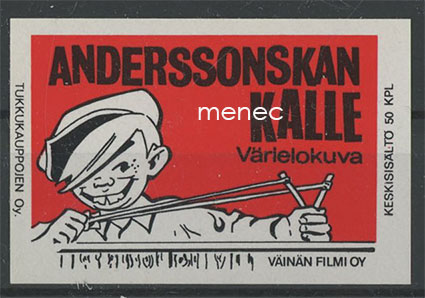 Tulitikkuetiketti, Anderssonskan Kalle 