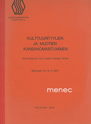 Kulttuurityylien ja muotien kansanomaistuminen 