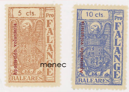 Espanja, sisällissota, Baleaarit, Pro Falange, 2 kpl 