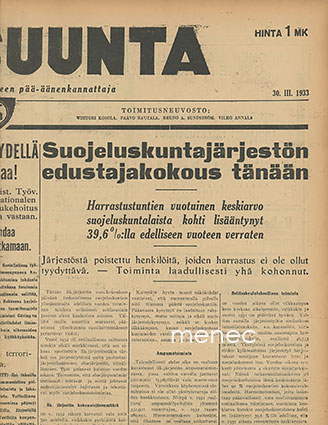 Ajan Suunta 1933/30.3. 