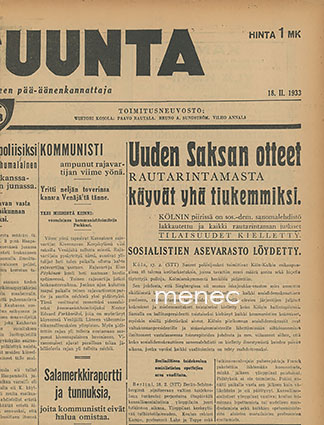Ajan Suunta 1933/18.2.  1933,41