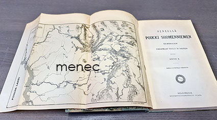 Korhonen, Emil Arvid - Veneellä poikki Suomenniemen 