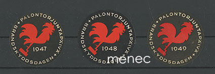 Rintamerkkejä, Palontorjuntapäivät 1947-1949 