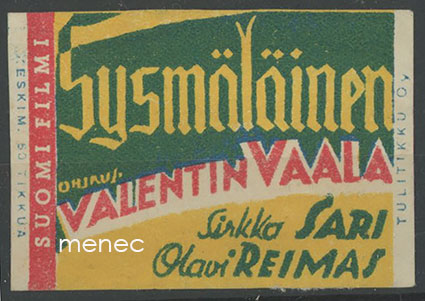 Tulitikkuetiketti, Sysmäläinen 