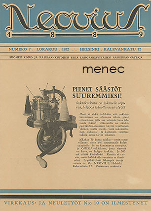 Neovius  1932,7