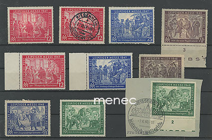 Saksa, Leipzigin messut 1947 ja 1948, 10 kpl 