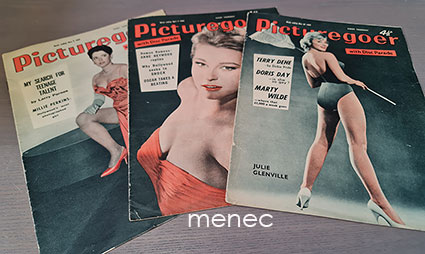 Picturegoer-lehtiä 1959, 3 kpl 