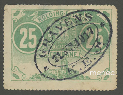 Tanska, Kolding-Estved Jernbane, 25ö 1917 
