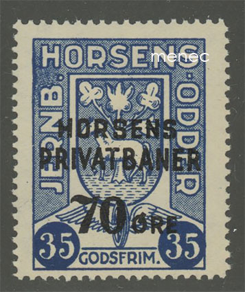 Tanska, Horsens-Odder Jernbane, rahtimerkki, 70/35 ö 