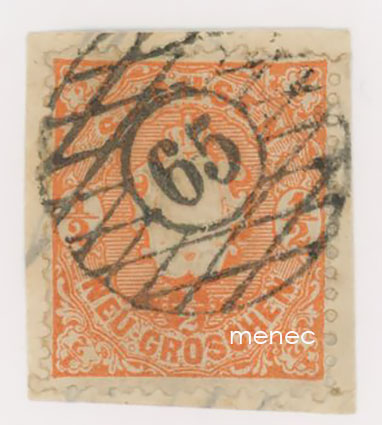 Saksa, Sachsen, käyttösarjaa 1867, 1/2 Ngr 