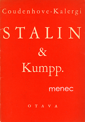 Coudenhove-Kalergi, Richard N. - Stalin & Kumpp. 