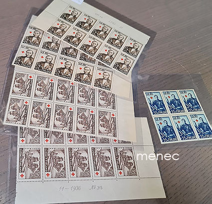 Punainen Risti 1937-1938, 4x10 ja 6 kpl 