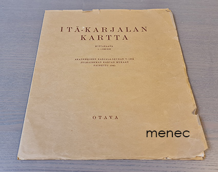 Itä-Karjalan kartta 
