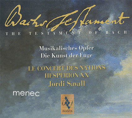 Savall, Jordi - Testament of Bach 
