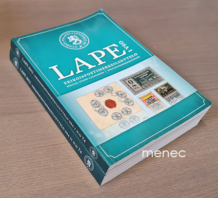 LaPe 2012 erikoispostimerkkiluettelo. 1-2 