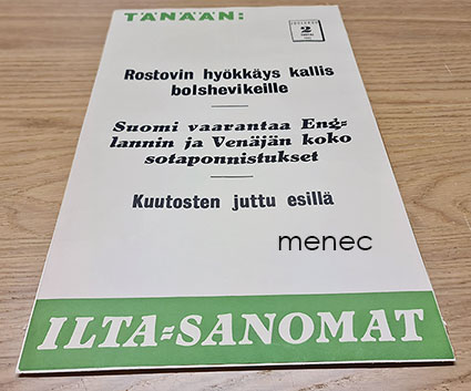 Ilta-Sanomat [Lööppi 2.12.1941]  